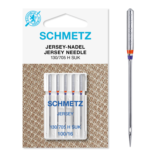 Set 5 ace de cusut tricot, Jersey, finete 100, Schmetz 130/705 H SUK VES 1 Set 5 ace de cusut tricot, Jersey, finete 100, Schmetz 130/705 H SUK VES