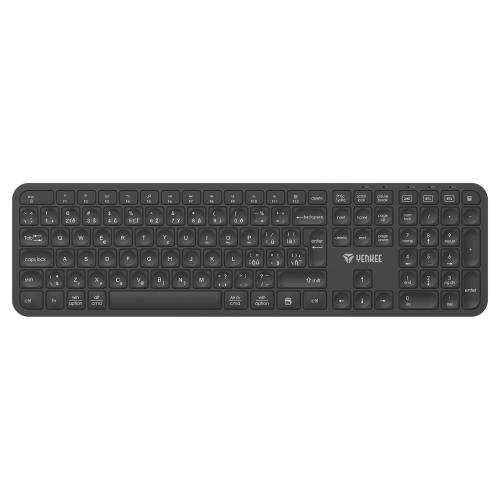 Tastatura Wireless Yenkee EGO, Bluetooth/Wireless 2.4GHz, USB, Tastatura numerica (Negru)