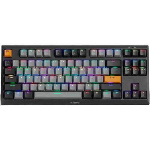 Tastatura Gaming Mecanica Marvo KG980B, USB, iluminare RGB (Negru/Gri) 1 Tastatura Gaming Mecanica Marvo KG980B, USB, iluminare RGB (Negru/Gri)