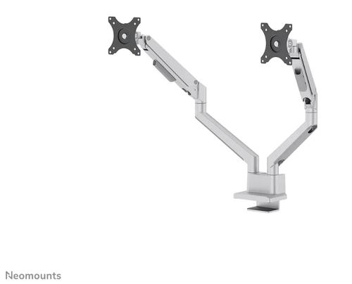 Suport dublu monitoare birou Neomounts DS70-250SL2, 17inch-32inch, 9 kg (Argintiu)