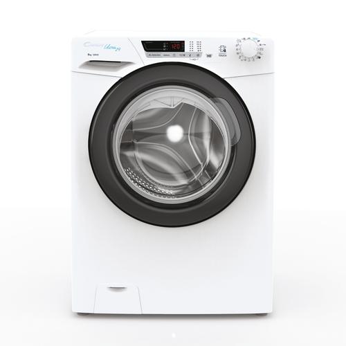 Masina de spalat rufe Candy HCU1282DB/1-S, 8 kg, 1200 RPM, 16 Programe, Kilo Detector, Clasa D (Alb)