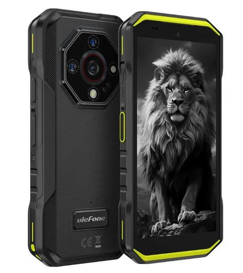Telefon Mobil Ulefone Armor X32 Pro, Procesor MediaTek Dimensity 6300 Octa-Core, Ecran LCD Touchscreen 5.65inch, 8GB RAM, 256GB Flash, Camera Tripla 64+25+2MP, Wi-Fi, 5G, Dual Sim, Android (Negru/Verde)