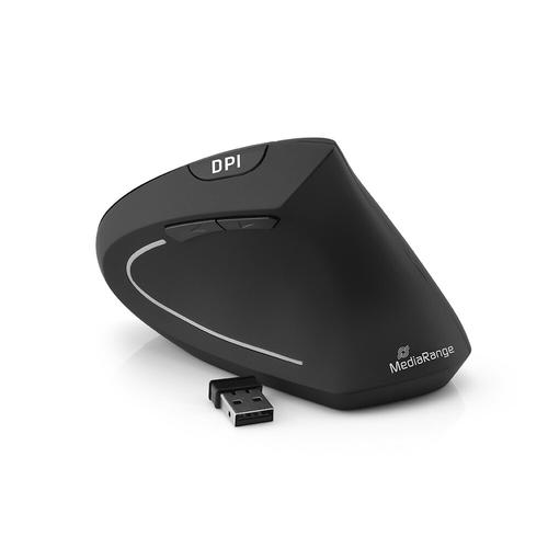 Mouse optic wireless Mediarange, Negru 1 Mouse optic wireless Mediarange, Negru