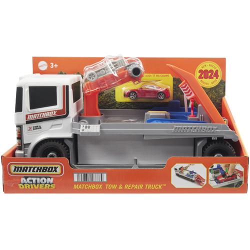 Set de joaca Matchbox Action Drivers - Camion de reparatii si remorcare 1 Set de joaca Matchbox Action Drivers - Camion de reparatii si remorcare