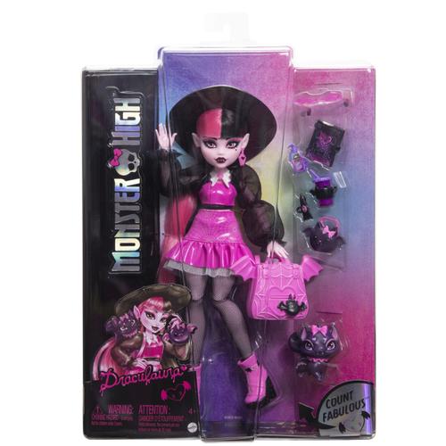 Papusa Monster High - Draculaura si Animalutul Count Fabulous 1 Papusa Monster High - Draculaura si Animalutul Count Fabulous