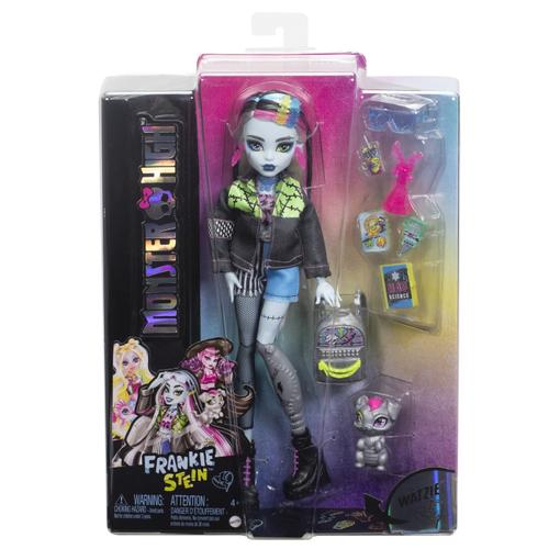 Papusa Monster High - Frankie Stein si Animalut Watzie 1 Papusa Monster High - Frankie Stein si Animalut Watzie