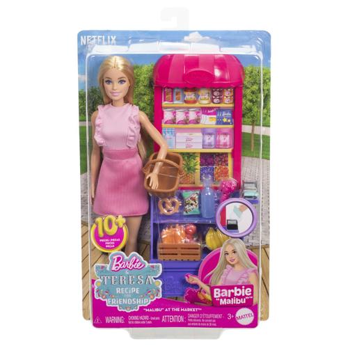 Papusa Barbie Malibu - Barbie la market 1 Papusa Barbie Malibu - Barbie la market