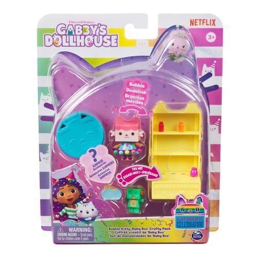 Set de joaca Gabby's Dollhouse - Bobble Kitty, Bebe Cutiuta si Camera Mestesugurilor 1 Set de joaca Gabby's Dollhouse - Bobble Kitty, Bebe Cutiuta si Camera Mestesugurilor