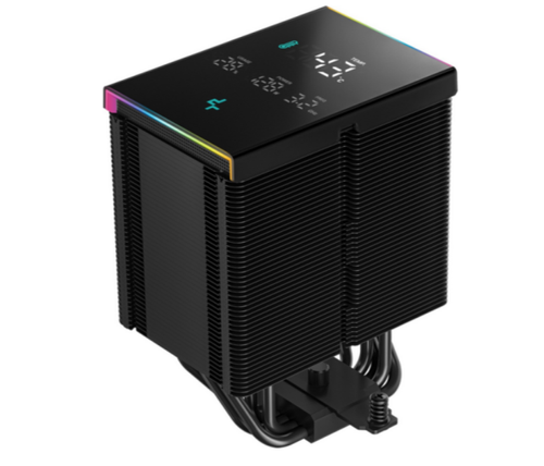 Cooler procesor Deepcool AK500 digital Pro, aRGB, LED, 120 mm, 500 - 1750 rpm (Negru)