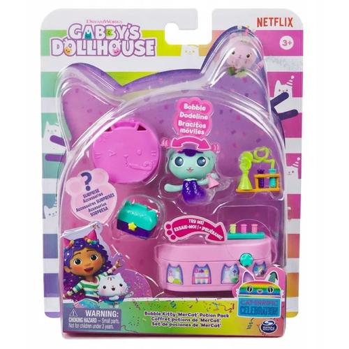 Set de joaca Gabby's Dollhouse - Bobble Kitty Mercat, Roz 1 Set de joaca Gabby's Dollhouse - Bobble Kitty Mercat, Roz