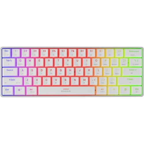 Tastatura Gaming Mecanica Genesis THOR 660 G2 RGB Gateron Brown Switch, Bluetooth/USB, layout US (Alb) 1 Tastatura Gaming Mecanica Genesis THOR 660 G2 RGB Gateron Brown Switch, Bluetooth/USB, layout US (Alb)
