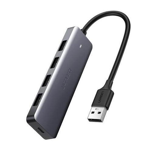 Hub USB UGREEN CM219, 4 x USB-A (Gri) 1 Hub USB UGREEN CM219, 4 x USB-A (Gri)