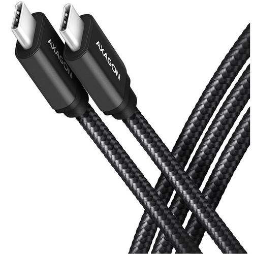 Cablu de date Axagon BUCM32-CM05AB, USB-C 3.2 Gen 2, 0.5m, Negru 1 Cablu de date Axagon BUCM32-CM05AB, USB-C 3.2 Gen 2, 0.5m, Negru