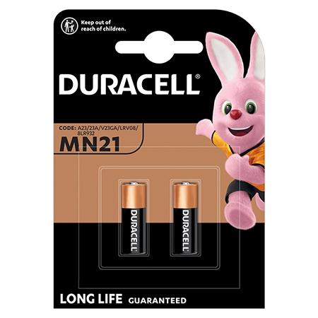 Baterie alcalina Duracell MN21 A23 12V, 2 bucati 1 Baterie alcalina Duracell MN21 A23 12V, 2 bucati