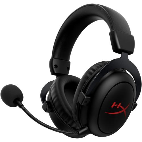 Casti Gaming Wireless HyperX Cloud II Core, DTS Headphone:X Spatial Audio, autonomie bateria pana la 80 de ore, dongle 2.4GHz, spuma cu memorie, microfon detasabil, PC (Negru) 1 Casti Gaming Wireless HyperX Cloud II Core, DTS Headphone:X Spatial Audio, autonomie bateria pana la 80 de ore, dongle 2.4GHz, spuma cu memorie, microfon detasabil, PC (Negru)