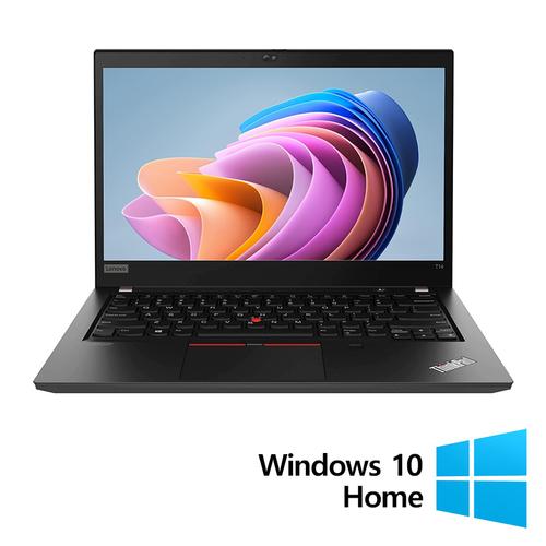 Laptop Refurbished LENOVO ThinkPad T14, Intel Core i5-10210U 1.60 - 4.20GHz, 16GB DDR4, 256GB SSD, 14 Inch Full HD, Webcam + Windows 10 Home 1 Laptop Refurbished LENOVO ThinkPad T14, Intel Core i5-10210U 1.60 - 4.20GHz, 16GB DDR4, 256GB SSD, 14 Inch Full HD, Webcam + Windows 10 Home