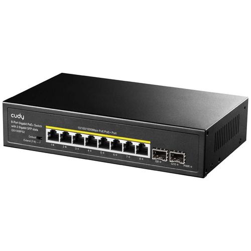 Switch CUDY GS1008PS2 Unmanaged Gigabit Ethernet (10/100/1000) Power over Ethernet (PoE), Negru 1 Switch CUDY GS1008PS2 Unmanaged Gigabit Ethernet (10/100/1000) Power over Ethernet (PoE), Negru