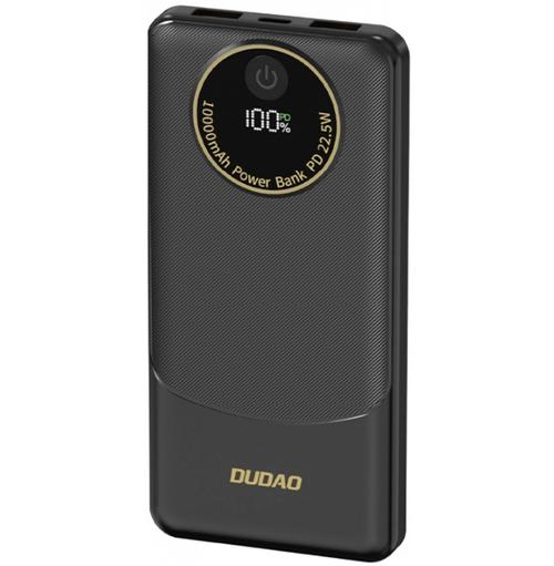 Baterie Externa Dudao K12, 10000mAh, 22.5W, QC + PD, 1 x USB-C - 2 x USB-A, Neagra 1 Baterie Externa Dudao K12, 10000mAh, 22.5W, QC + PD, 1 x USB-C - 2 x USB-A, Neagra