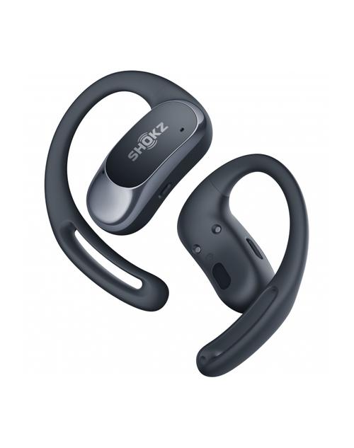 Casti alergare wireless Shokz OpenFit Air, Technologie DirectPitch™, Autonomie 6/28 ore, IP54 (Negru) 1 Casti alergare wireless Shokz OpenFit Air, Technologie DirectPitch™, Autonomie 6/28 ore, IP54 (Negru)