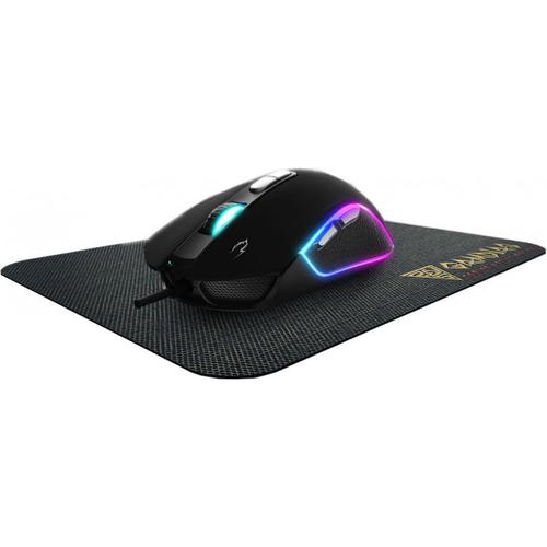Mouse Gaming Gamdias Zeus M3, iluminare RGB, USB + mousepad GAMDIAS NYX E1 (Negru) 1 Mouse Gaming Gamdias Zeus M3, iluminare RGB, USB + mousepad GAMDIAS NYX E1 (Negru)