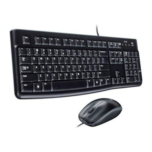 Kit tastatura + mouse Logitech MK120, USB, layout US (Negru) 1 Kit tastatura + mouse Logitech MK120, USB, layout US (Negru)