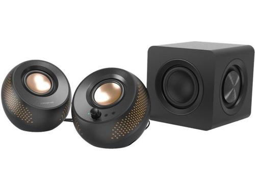 Boxe PC Gaming Creative Pebble X Plus, 2.1, 15 W/30W USB-C, Bluetooth, Sound Blaster Acoustic Engine, BassFlex, EQ, Dialog+, RGB (Negru) 1 Boxe PC Gaming Creative Pebble X Plus, 2.1, 15 W/30W USB-C, Bluetooth, Sound Blaster Acoustic Engine, BassFlex, EQ, Dialog+, RGB (Negru)