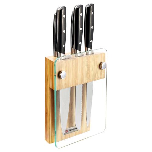 Set cutite 6 piese, otel inoxidabil - Zokura 1 Set cutite 6 piese, otel inoxidabil - Zokura