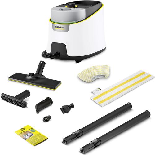Aparat de curatat cu abur multifunctional Karcher SC 4 Deluxe, 1.513-460.0, capacitate incalzire 2000W, incalzire 3 min (Alb/Negru)