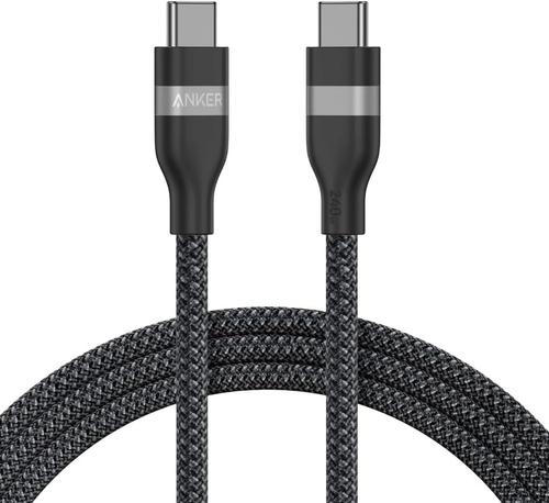 Cablu de date Anker USB-C la USB-C, 0.9m, 240W (Negru)