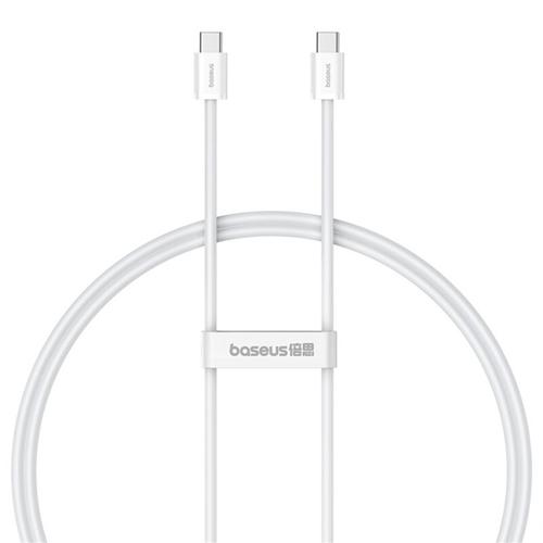Cablu de date Baseus Superior, Fast Charging, USB Type-C la USB Type-C 30W, 1m, Alb