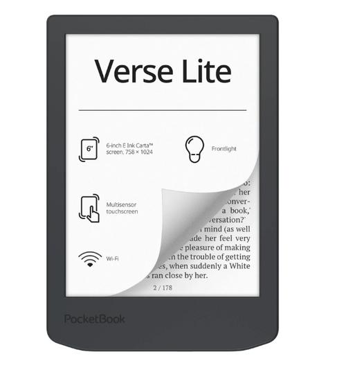 eBookReader PocketBook Verse Lite, Ecran E-Ink Carta 6inch, Dual-Core 512MB, 8GB Flash, Wi-Fi (Gri)