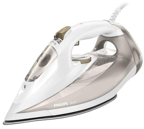 Fier de calcat Philips Azur GC4552/00, 2400 W, Jet abur 210 g/min, Talpa SteamGlide (Alb/Bej)
