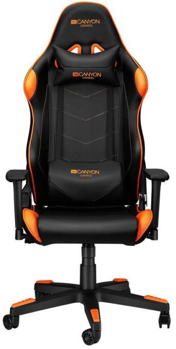Scaun Gaming Canyon Deimos (Negru/Portocaliu)