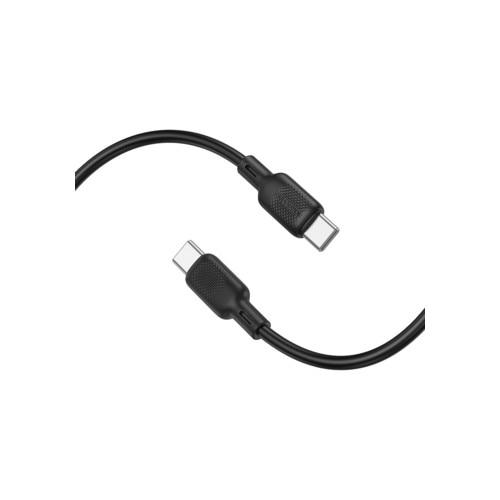 Cablu alimentare si date Borofone BX113, Fast Charging, USB Type-C la USB Type-C 60W, 2m, Negru 1 Cablu alimentare si date Borofone BX113, Fast Charging, USB Type-C la USB Type-C 60W, 2m, Negru