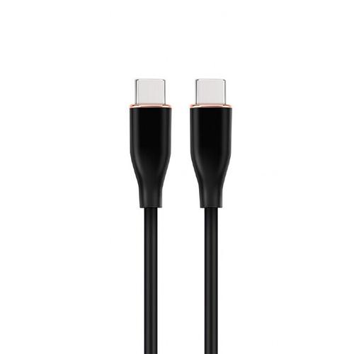 Cablu alimentare si date GEMBIRD CC-USB2S-CMCM-1.5M-BK, USB 2.0 Type-C (T) la USB 2.0 Type-C (T), 60W, 1.5m, protectie silicon, Negru 1 Cablu alimentare si date GEMBIRD CC-USB2S-CMCM-1.5M-BK, USB 2.0 Type-C (T) la USB 2.0 Type-C (T), 60W, 1.5m, protectie silicon, Negru