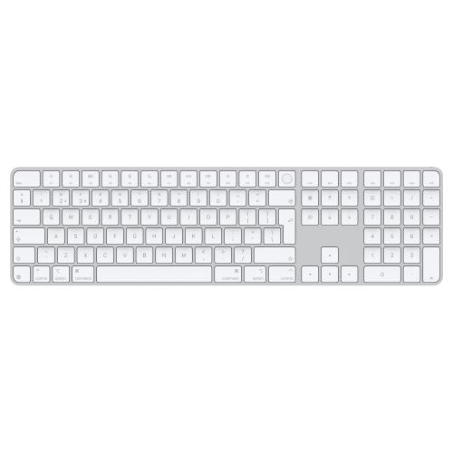 Tastatura Wireless Apple Magic Keyboard (2024), Touch ID, Tastatura Numerica, Layout RO (Alb)