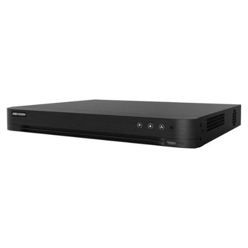 DVR 8 canale 1080p AcuSense Hikvision iDS-7208HQHI-M2/XT, latime banda 96Mbps, Audio, 2x SATA
