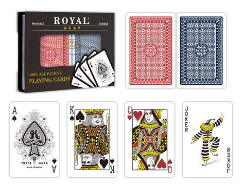 Set 2 Pachete Carti Royal Canasta Poker
