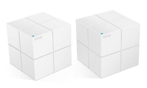Sistem Router Wireless mesh Tenda Nova MW6, Gigabit, Dual Band, Kit cu 2 noduri wireless, 1200 Mbps (Alb)