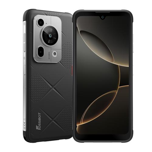 Telefon Mobil FOSSiBOT F112 Pro, Procesor MediaTek Dimensity 6300, Ecran IPS touchscreen 6.88inch, 8GB RAM, 256GB Flash, Camera, Wi-Fi, 5G, Dual Sim, Android (Negru)