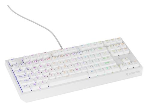 Tastatura Mecanica Gaming Genesis THOR 230 White TKL Outemu Red Switch, USB, iluminare RGB (Alb) 1 Tastatura Mecanica Gaming Genesis THOR 230 White TKL Outemu Red Switch, USB, iluminare RGB (Alb)