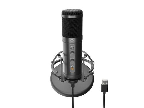 Microfon Genesis Radium 600 G2, Jack 3.5 mm, USB-C, Negru