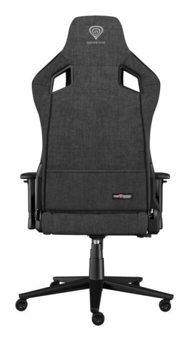 Scaun gaming Genesis TRIT 660, 2 pernute, reglabil, Manere 2D, Negru/Gri