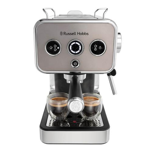 Espressor manual Russell Hobbs Distinction Titanium 26452-56, 1350 W, 1 L, 15 Bari (Argintiu)