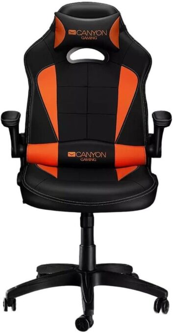 Scaun gaming CANYON Core SGCH2, reglabil, Negru/Portocaliu
