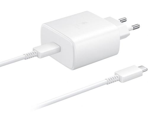 Incarcator Retea cu Cablu USB-C Samsung EP-TA845 + DW767JWE, 45W, 4.05A, 1 x USB-C, GP-PTU020SOFWQ, Bulk (Alb) 1 Incarcator Retea cu Cablu USB-C Samsung EP-TA845 + DW767JWE, 45W, 4.05A, 1 x USB-C, GP-PTU020SOFWQ, Bulk (Alb)