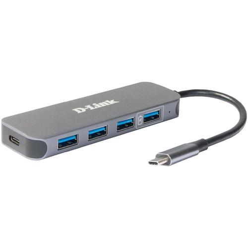 HUB USB D-LINK DUB-2340, USB Type C, cablu 10 cm, metalic, Argintiu 1 HUB USB D-LINK DUB-2340, USB Type C, cablu 10 cm, metalic, Argintiu