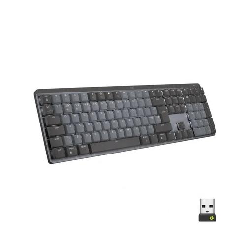 Tastatura Wireless Logitech MX Crisp Click, Logitech, USB, 1500 mAh (Gri)