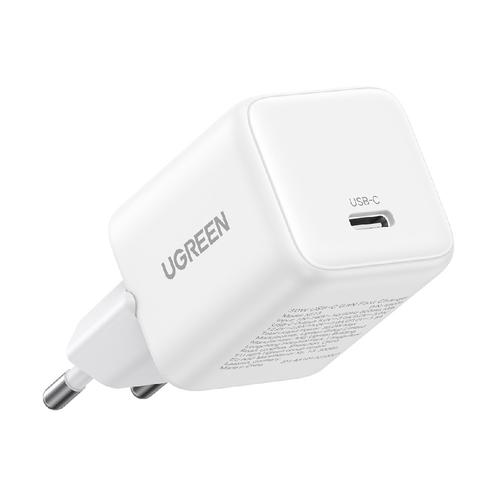 Incarcator de retea Ugreen 30W QC4 5V/3A USB-C, GaN Fast Charging (Alb) 1 Incarcator de retea Ugreen 30W QC4 5V/3A USB-C, GaN Fast Charging (Alb)