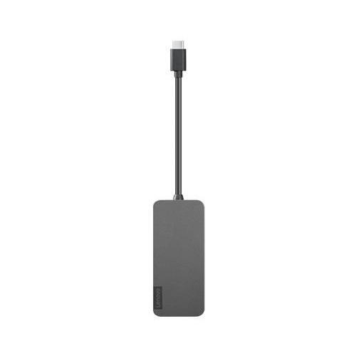 Hub USB Lenovo GX90X21431, USB Type-C, 4x USB-A (Negru) 1 Hub USB Lenovo GX90X21431, USB Type-C, 4x USB-A (Negru)
